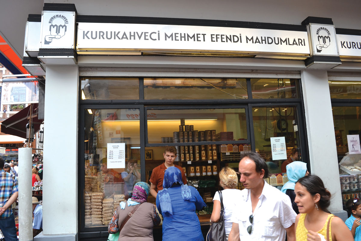 Kurukahveci carries the flame of Turkey's centuries-old coffee culture. Above, Coffeetopia's Şerif and Özlem Başaran are pushing  a modern take on coffee. (Photos: Michael Butterworth.)