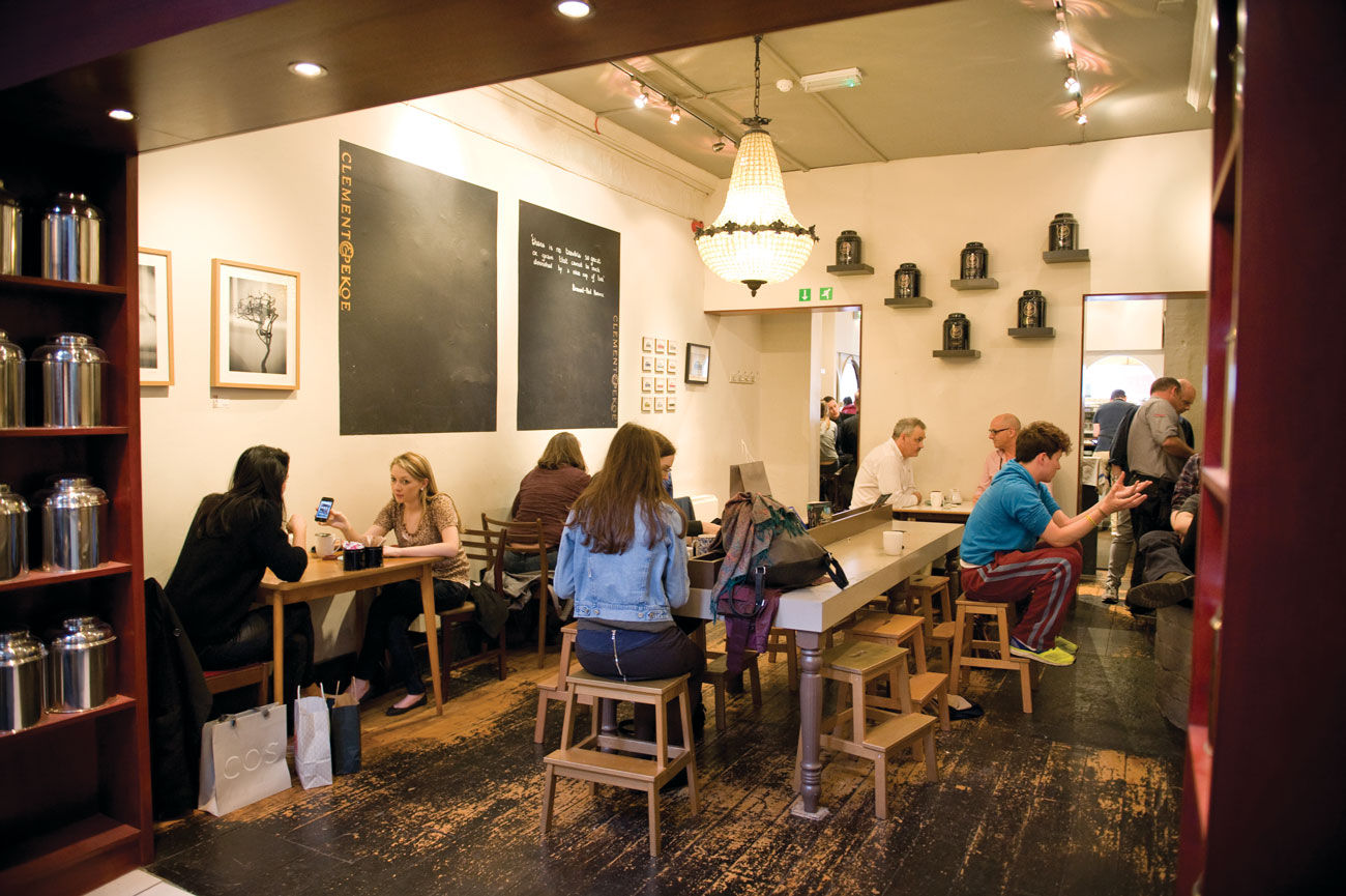 The interior of Clement & Pekoe. (Photo by Natalie Lim.)