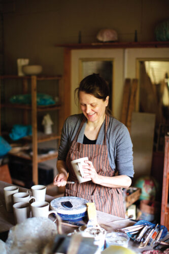Nellemann in her studio.