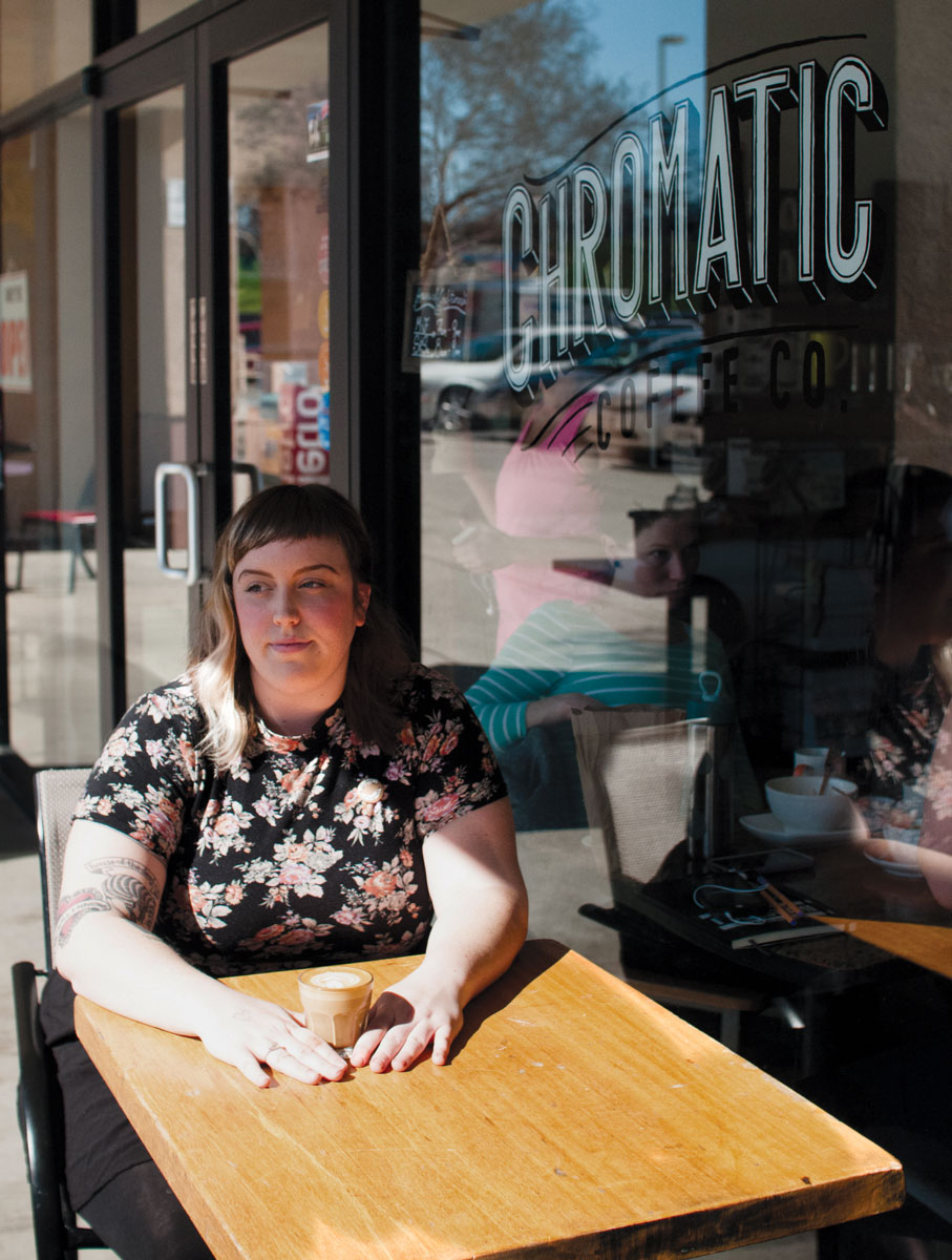 Cafe manager Otessa Crandell. (Photos by Jenn Chen.)