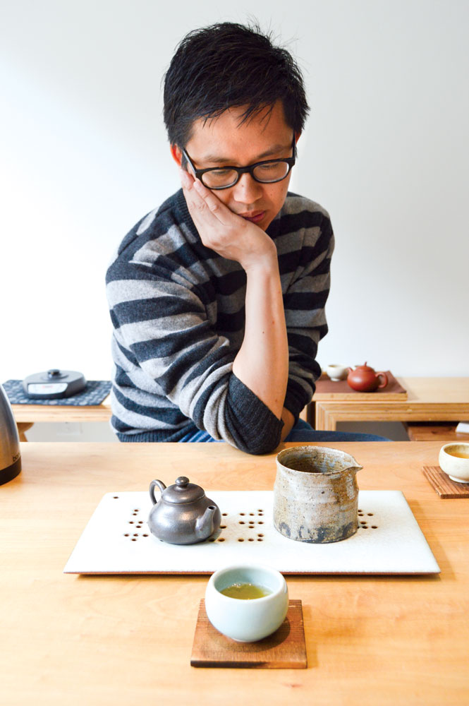Peter Luong, owner of Song Tea & Ceramics. (Photos: Jessica Copi.)