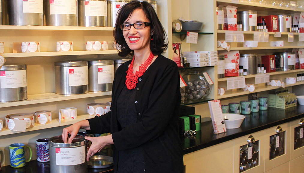 Daniela Cubelic founded Silk Road Tea in 1992 when she was twenty-two. (Photos: Jessica Natale Woollard.)