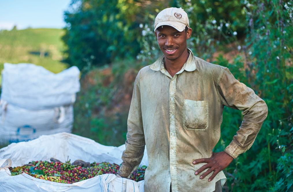 Renilson De Souza travelled 600 miles to work at Ponto Alegre in the southern portion of Minas Gerais in Brazil.