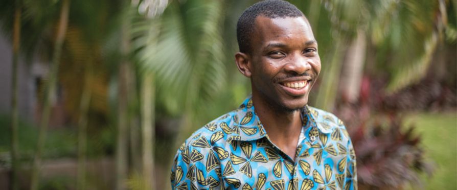 Rwandan barista Dan Sibomana.