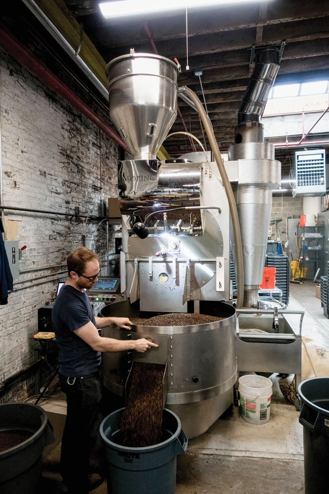 City of Saints Specialty Coffee Roastery Bushwick New York.