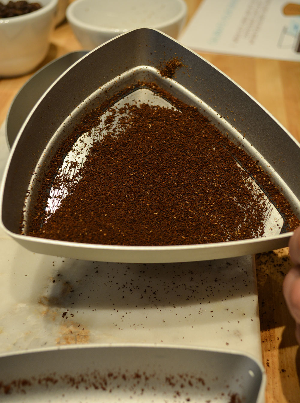 Baristas Refine Coffee Grinds or Home Brewers 12 Sieves Black Calibrate for Cafes KRUVE Sifter Twelve Helps accurately Measure Baristas Refine Coffee Grinds or Home Brewers 12 Sieves Black Calibrate for Cafes KRUVE Sifter Twelve Helps accurately Measure