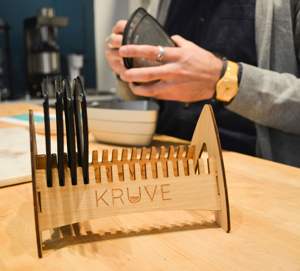 Baristas Refine Coffee Grinds or Home Brewers 12 Sieves Black Calibrate for Cafes KRUVE Sifter Twelve Helps accurately Measure Baristas Refine Coffee Grinds or Home Brewers 12 Sieves Black Calibrate for Cafes KRUVE Sifter Twelve Helps accurately Measure