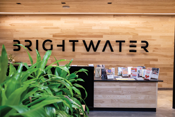 Brightwater Sign, photo by Dakota Graff